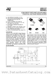 LD1117D18C datasheet pdf SGS Thomson Microelectronics