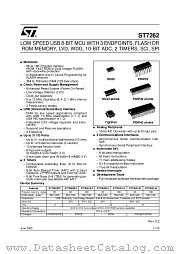 ST72P622L2B1 datasheet pdf SGS Thomson Microelectronics