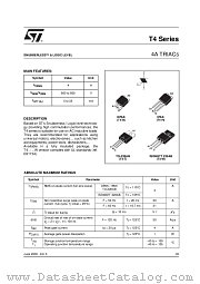 T405-800T datasheet pdf SGS Thomson Microelectronics