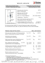 BZW04-44 datasheet pdf Diotec Elektronische