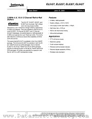 EL5427CL datasheet pdf Intersil