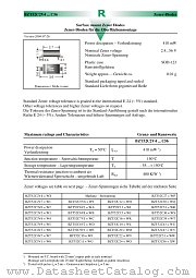 BZT52C15 datasheet pdf Diotec Elektronische