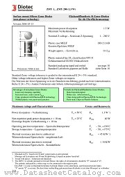 ZMY16 datasheet pdf Diotec Elektronische