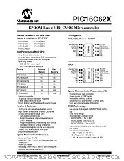PIC16C620A-04I/JW datasheet pdf Microchip