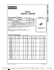 1N5243BT datasheet pdf Fairchild Semiconductor