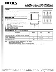 3.0SMCJ15A datasheet pdf Diodes
