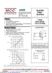 DL4738A datasheet pdf Micro Commercial Components