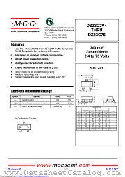 DZ23C47 datasheet pdf Micro Commercial Components