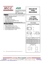 SMAJ5923B datasheet pdf Micro Commercial Components