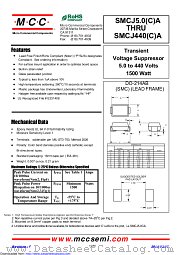 SMCJ12CA datasheet pdf Micro Commercial Components