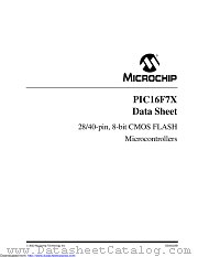 PIC16F737-E/ML datasheet pdf Microchip
