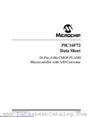 PIC16F721T-I/SS datasheet pdf Microchip
