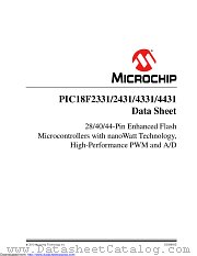 PIC18F2431-E/SO datasheet pdf Microchip