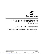 PIC18LF8490-I/PT datasheet pdf Microchip