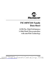 PIC18F67J10-I/PTREL datasheet pdf Microchip