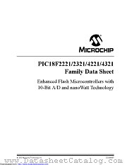 PIC18F2221-E/SS datasheet pdf Microchip