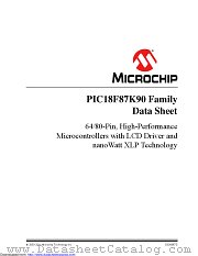 PIC18F85K90T-I/PT datasheet pdf Microchip