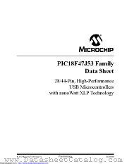 PIC18LF26J53-I/SO datasheet pdf Microchip
