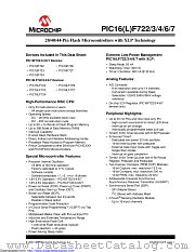 PIC16LF723-E/ML datasheet pdf Microchip