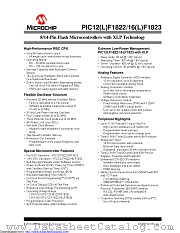 PIC12F1822-E/MFVAO datasheet pdf Microchip