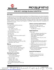 PIC12F1572-I/P datasheet pdf Microchip
