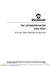 PIC12F509T-I/MS datasheet pdf Microchip