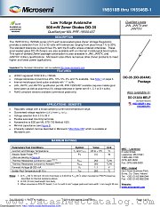 1N5537B-1E3 datasheet pdf Microsemi