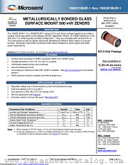 1N5221BUR-1E3 datasheet pdf Microsemi