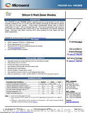 1N5349De3/TR12 datasheet pdf Microsemi