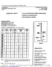 1N4702C datasheet pdf New Jersey Semiconductor