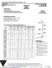 1N5747B datasheet pdf New Jersey Semiconductor