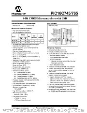 PIC16C765T datasheet pdf Microchip