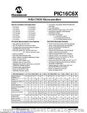 PIC16CR65-20I/PQ datasheet pdf Microchip