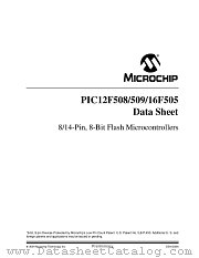 PIC12F508T datasheet pdf Microchip