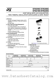 ST6208BM3/OTP datasheet pdf ST Microelectronics