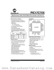 PIC17C766T-08/PT datasheet pdf Microchip