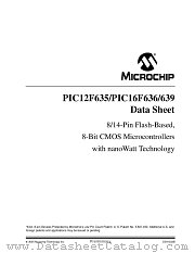 PIC16F636TE/SL datasheet pdf Microchip