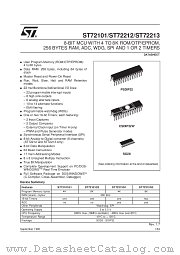 ST72213G1B1 datasheet pdf ST Microelectronics