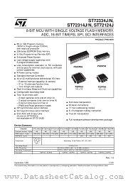 ST72C334N4T1 datasheet pdf ST Microelectronics