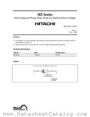 HZ12B2 datasheet pdf Hitachi Semiconductor