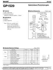 GP1S29 datasheet pdf SHARP
