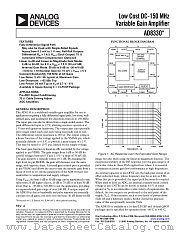AD8330ACP-REEL datasheet pdf Analog Devices