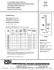 1N4771 datasheet pdf Compensated Devices Incorporated