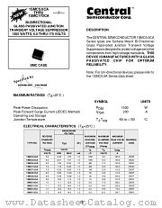 1SMC78CA datasheet pdf Central Semiconductor