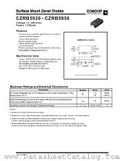 CZRB5940 datasheet pdf Comchip Technology