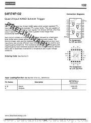 54F132 datasheet pdf Fairchild Semiconductor