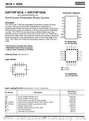 54F161A datasheet pdf Fairchild Semiconductor