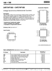 74F168 datasheet pdf Fairchild Semiconductor