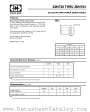 ZM4762 datasheet pdf GOOD-ARK Electronics