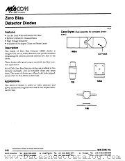 MA4E932 datasheet pdf Tyco Electronics